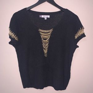 Jennifer Lopez Sexy Chain Sweater